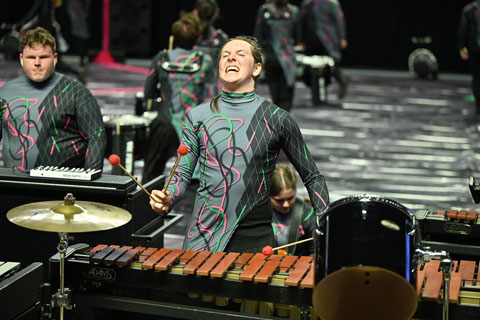 Summit HS Indoor Percussion performing