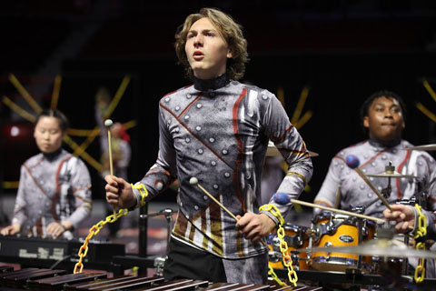 Hewitt-Trussville Indoor Percussion performing