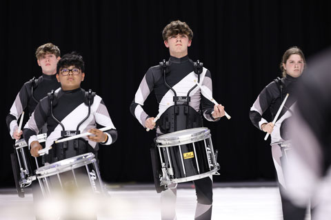 Convergence Winter Drumline of Pontotoc County performing