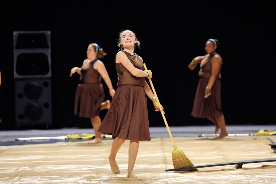 Bob Jones JV Winter Guard performing