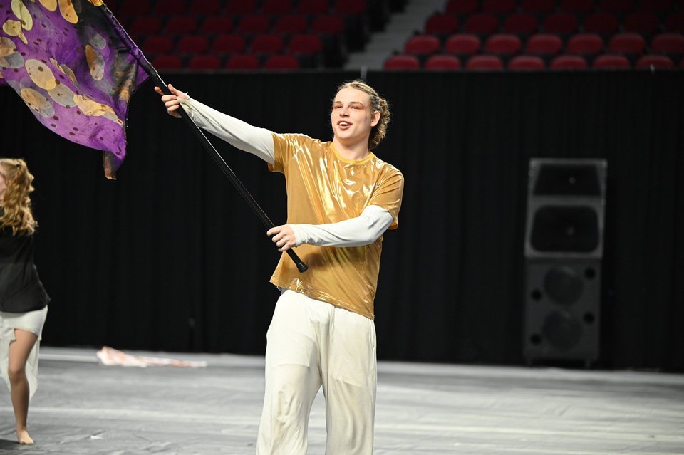 Caverna High School Winter Guard  performing