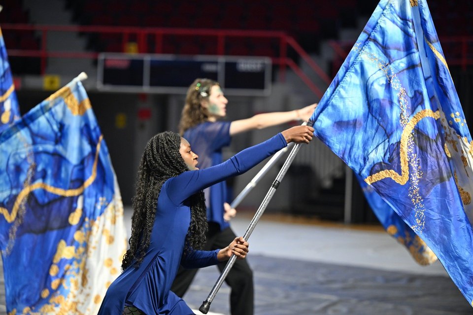 McGavock HS Winter Guard performing