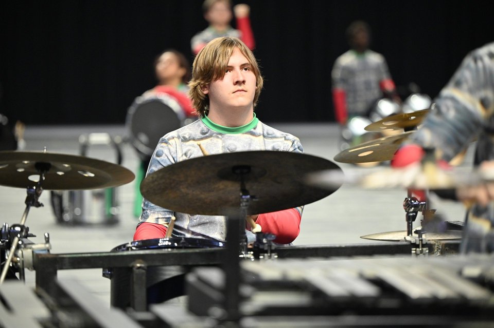 McGavock HS Winter Percussion performing
