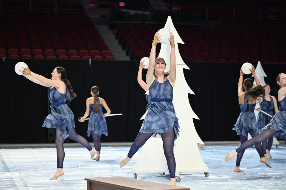 James Clemens Varsity  WG performing