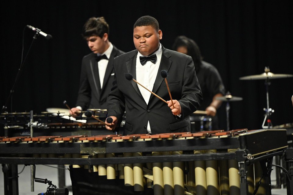 Muscle Shoals HS (Percussion) performing