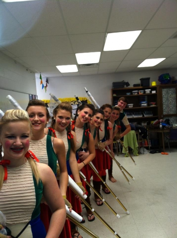 Desoto Central JV Winter Guard photo